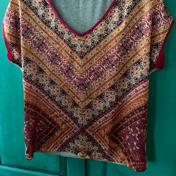 Promod Boho Top V neck - Picture 3 of 5